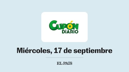 Cupón diario ONCE 17 septiembre 2025