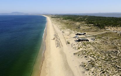La playa de Comporta, en Portugal, se extiende a lo largo de 60 kilómetros.