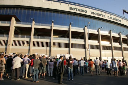 L'estadi Vicente Calderón.