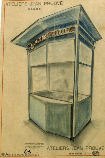 Diseño de <i>Les ateliers</i> de Jean Prouvé.
