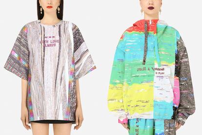 Dolce & Gabbana ha lanzado una colección completa de prendas ‘Glitch’.