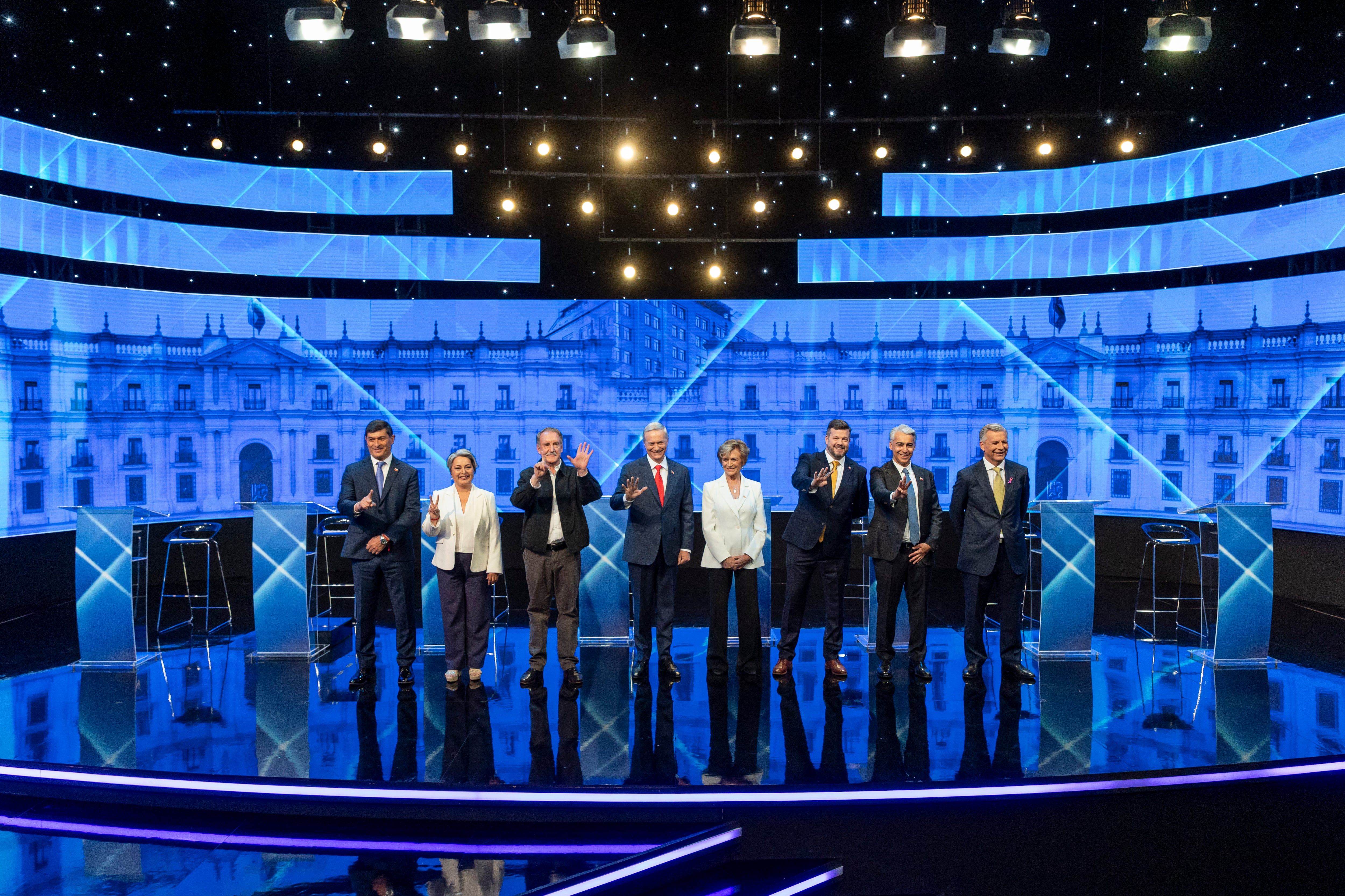 Video | Siga en vivo el debate de los candidatos a la Presidencia de Chile
