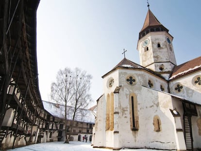 La colmena de Prejmer, en la región de Transilvania (Rumania).