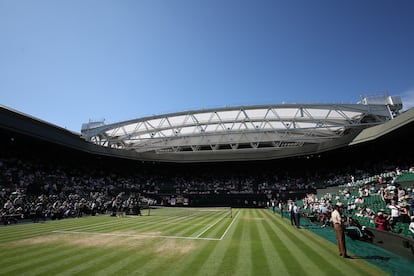 La Centre Court del All England Club, durante la final femenina.