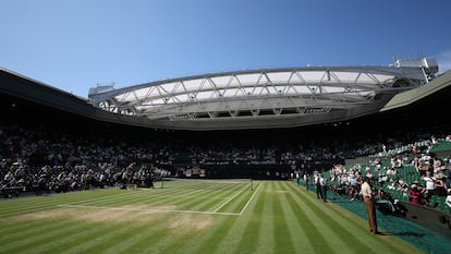 La Centre Court del All England Club, durante la final femenina.