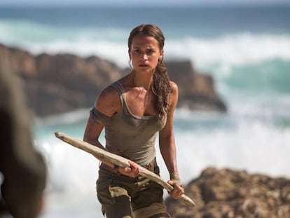 Alicia Vikander, en 'Tomb Raider'.