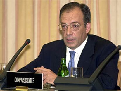 José María Ruiz de la Serna, durante su comparecencia en el Congreso.