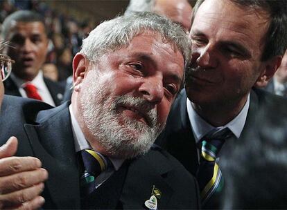 El presidente de Brasil Lula da Silva rompe a llorar de la emoción una vez conoce el resultado de la votación: Río de Janeiro acogerá los Juegos de 2016.