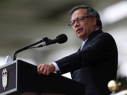 El presidente de Colombia, Gustavo Petro, en Bogotá, el 9 de mayo de 2023.