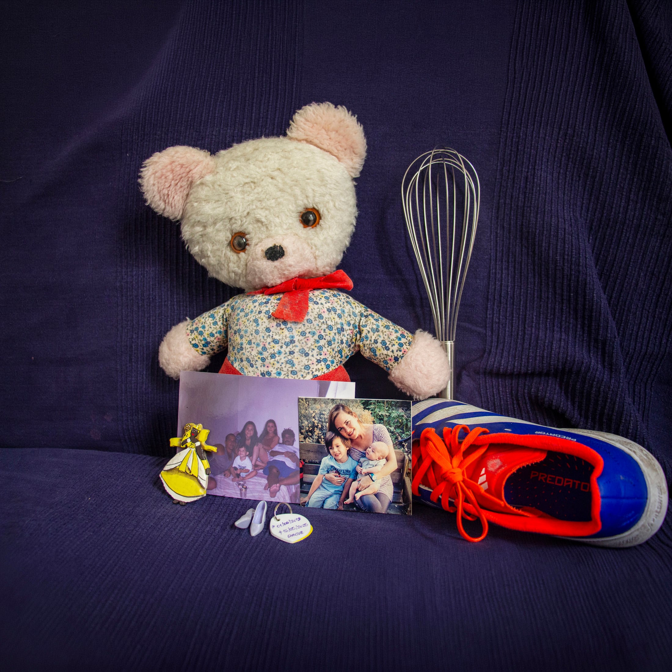 Una de las fotografías hechas por Michelle  Rosa para la exposición Goals for Hope en Madrid.