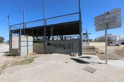 La plaça de toros de Deltebre.