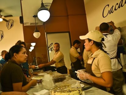 Una cafeter&iacute;a de Caracas, en Venezuela. 