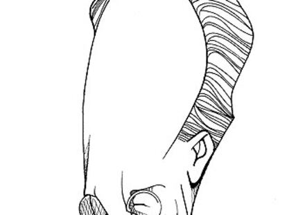 Caricatura de Rafael Montes