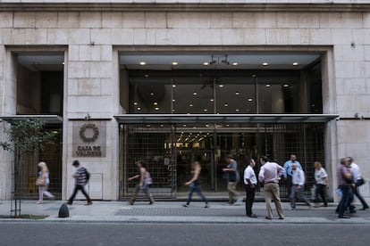 Sede de la Caja de Valores SA en Buenos Aires, Argentina.