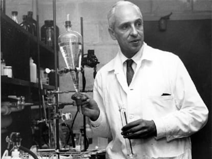 Severo Ochoa, en 1959, cuando ganó el Nobel.
