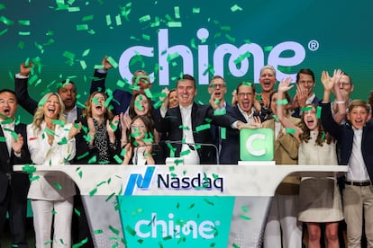 Salida a Bolsa de Chime en Nasdaq, el 12 de junio en Nueva York.
