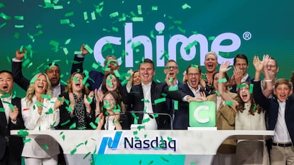 Salida a Bolsa de Chime en Nasdaq, el 12 de junio en Nueva York.