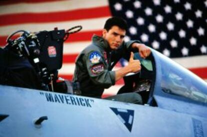 Escena de 'Top Gun'.