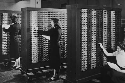 La computadora ENIAC en 1946