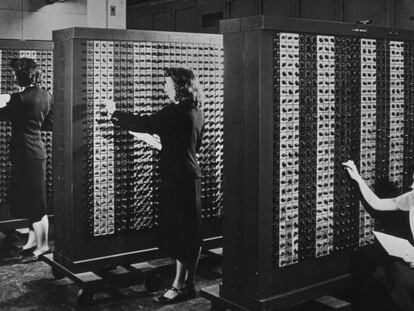 La computadora ENIAC en 1946