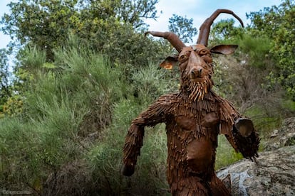 Representación del Machu Lanú, en el Bosque de To.