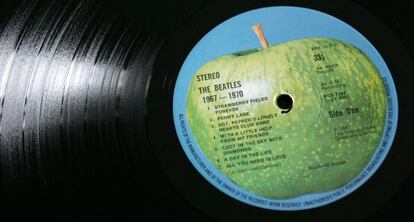 LP de los Beatles de la discogr&aacute;fica Apple Corps. 