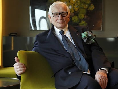 Pierre Cardin a Barcelona el 2012. 