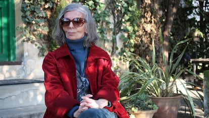 Marta Osorio, actriz y escritora, en su casa de Granada en 2012.