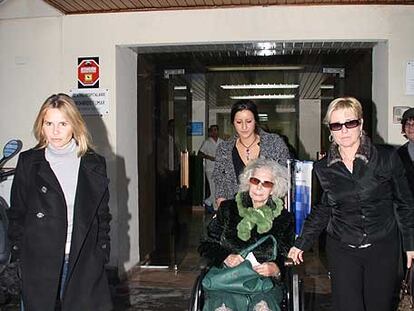 Recaída de la duquesa de Alba