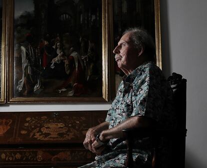 Hans Rudolf Gerstenmaier, en su casa en Madrid en 2019.