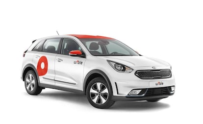 Kia Niro, el vehículo de carsharing de WiBLE.