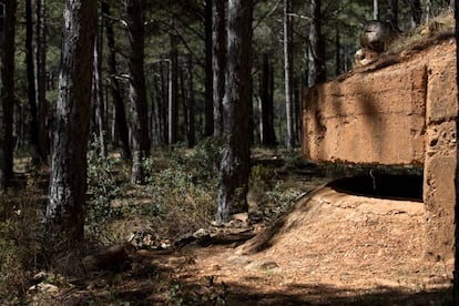 A renovated bunker in the woodlands around Somosierra, north of Madrid.