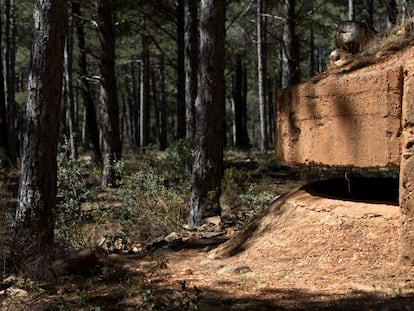 A renovated bunker in the woodlands around Somosierra, north of Madrid.