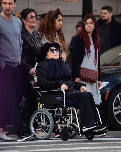 Yoko Ono, en Nueva York en 2017.