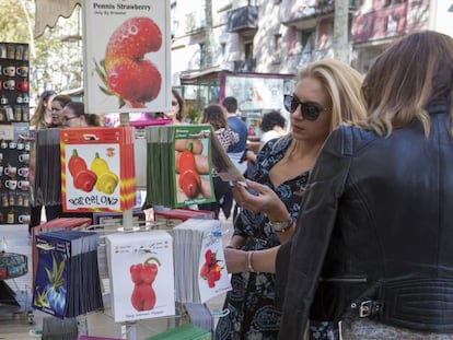 Los pimientos de formas fálicas de La Rambla. 