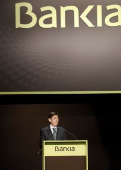 El presidente de Bankia, Jose Ignacio Goirigolzarri.