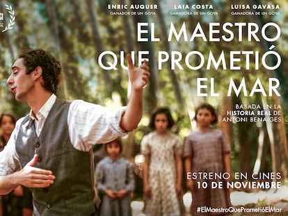 Cartel película 'El maestro que prometió el mar'