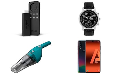 El Amazon Fire TV Stick, el Samsung Galaxy A70, un reloj Seiko y un aspirador Bosch, entre las ofertas de la semana.