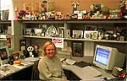 Meg Whitman, en su despacho de eBay en Silicon Valley