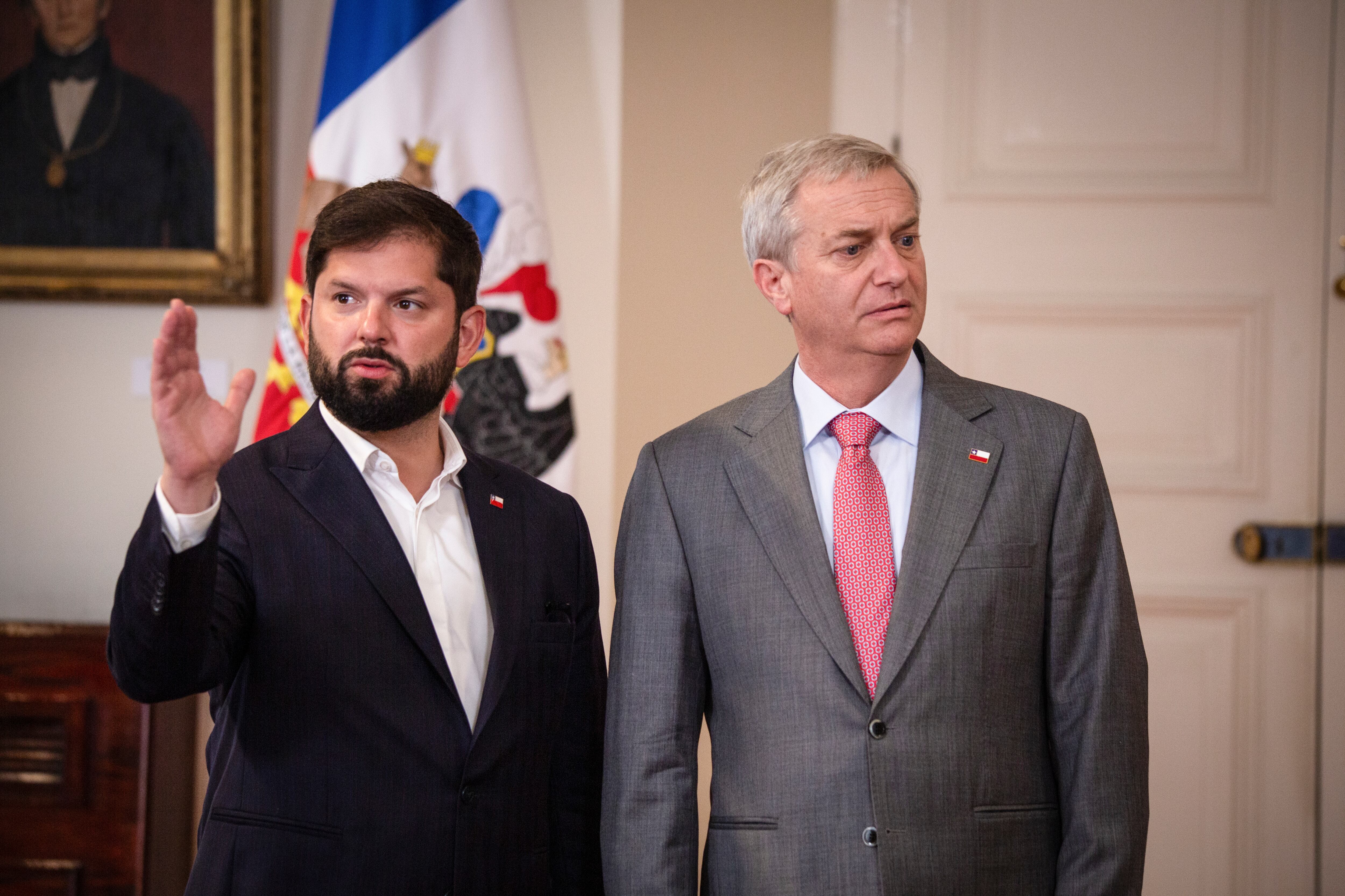 Gabriel Boric y José Antonio Kast en Santiago, en diciembre de 2025.
