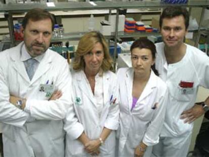 De Izquierda a derecha, Álvaro Pascual, María Dolores Navarro, Luisa Romero y Jesús Rodríguez Baño.