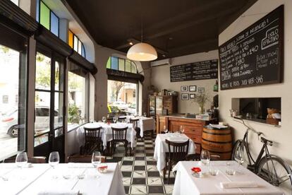 Comedor de Paraje Arévalo, de los chefs Estefanía Di Benedetto y Matías Kyriazis.