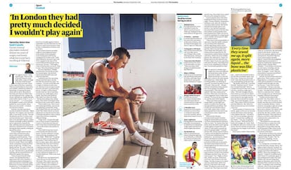 El reportaje de Sid Low sobre Santi Cazorla para 'The Guardian': 'En Londres habían decidido que no iba a poder jugar más'.