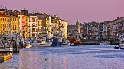 El puert de Sète (Francia).