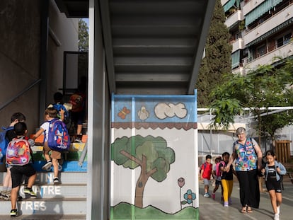 La escuela instituto Mercé Rodoreda de Barcelona, el pasado septiembre.
