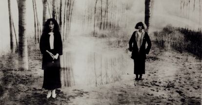 'Isabelle and Ella in Sandy Land,' from the series 'L'Heure entre Chien et Loup,' Mantua, Italy, 1977.