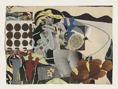 Paisaje Erótico, 1942 . Collage sobre papel.
Eileen Agar/ Estate of Eileen Agar/ Bridgeman Images