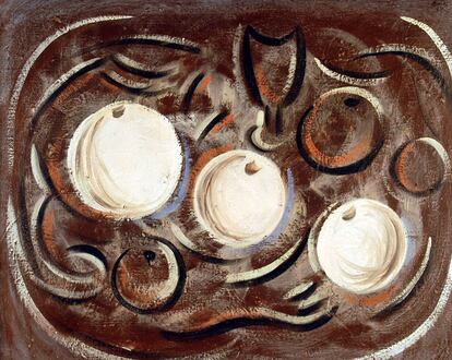 'Manzanas', 1927. 64,8 x 80,7 cm. Óleo sobre lienzo.