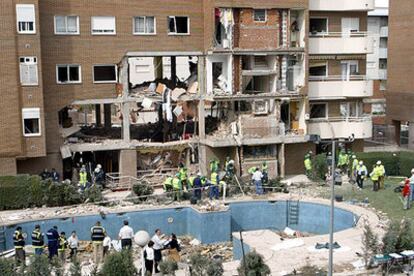 Piso de Leganés en el que se suicidaron el 3 de abril siete terroristas, entre ellos Allekema Lamari.
Allekema Lamari.
