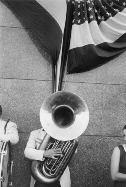 Political rally, Chicago, 1956